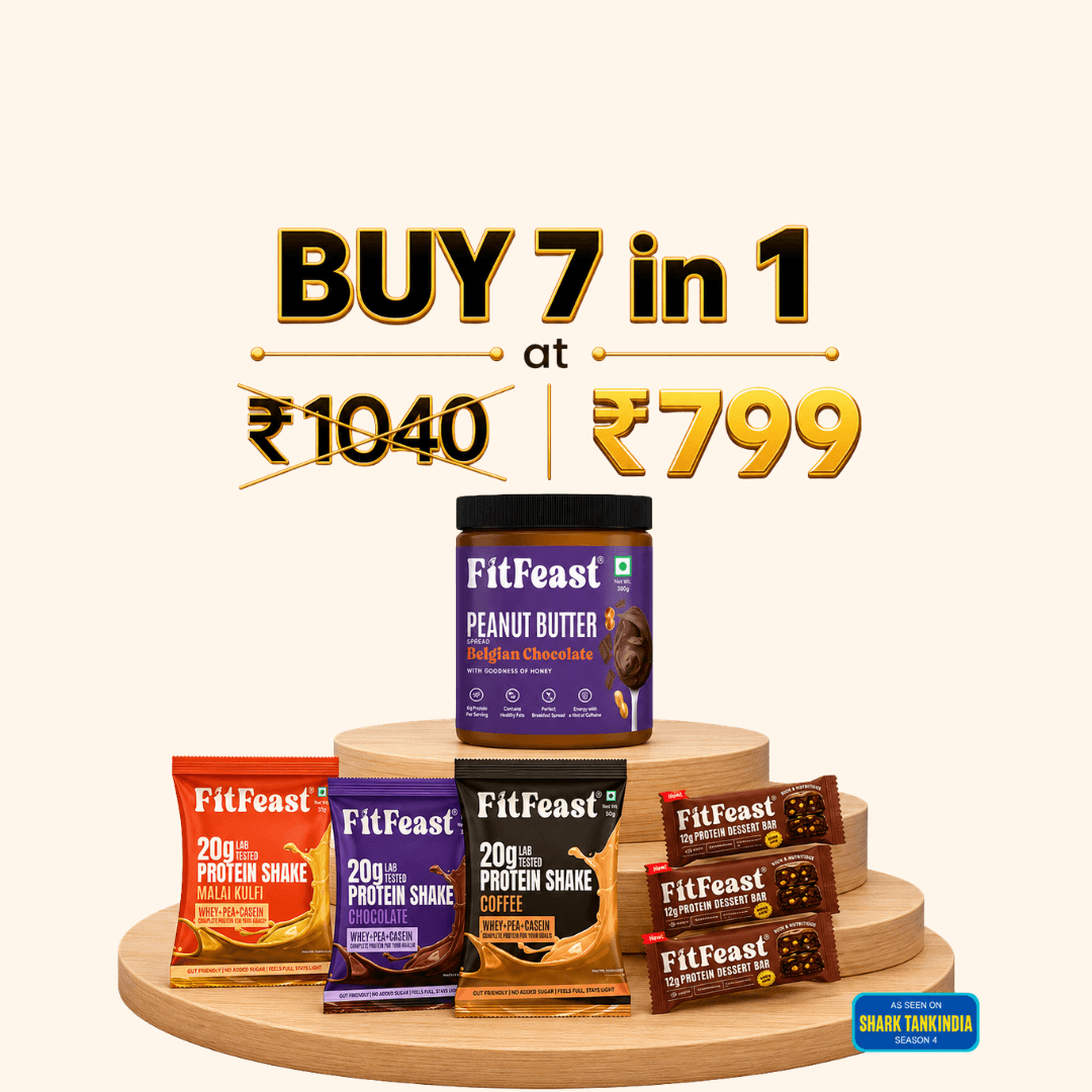 FitFeast Super Saver — Buy 3 for ₹799 complete fitness bundle